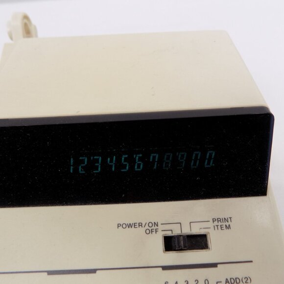 Casio FR-1211 Printing Calculator 10 Key Power Works Made in Japan PARTS - Picture 2 of 8